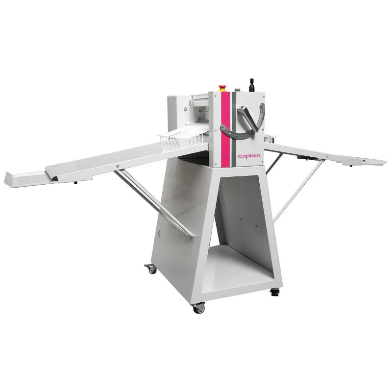 Buy ELECTRIC DOUGH SHEETER WITH FEEDING TEFLON SAINLESS STEEL FLAPS ON SUPPORT in the UAE